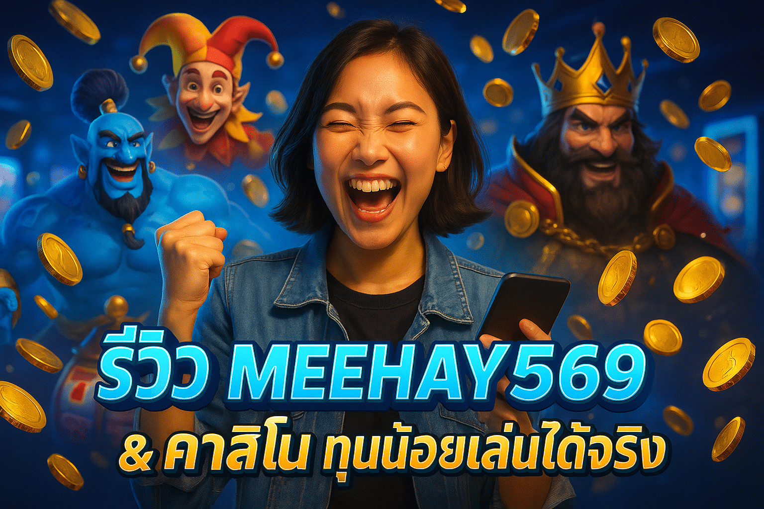 รีวิว MEEHAY569 สล็อต & คาสิโน ทุนน้อยเล่นได้จริง