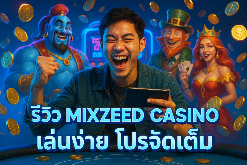 รีวิว MIXZEED Casino เล่นง่าย โปรจัดเต็ม
