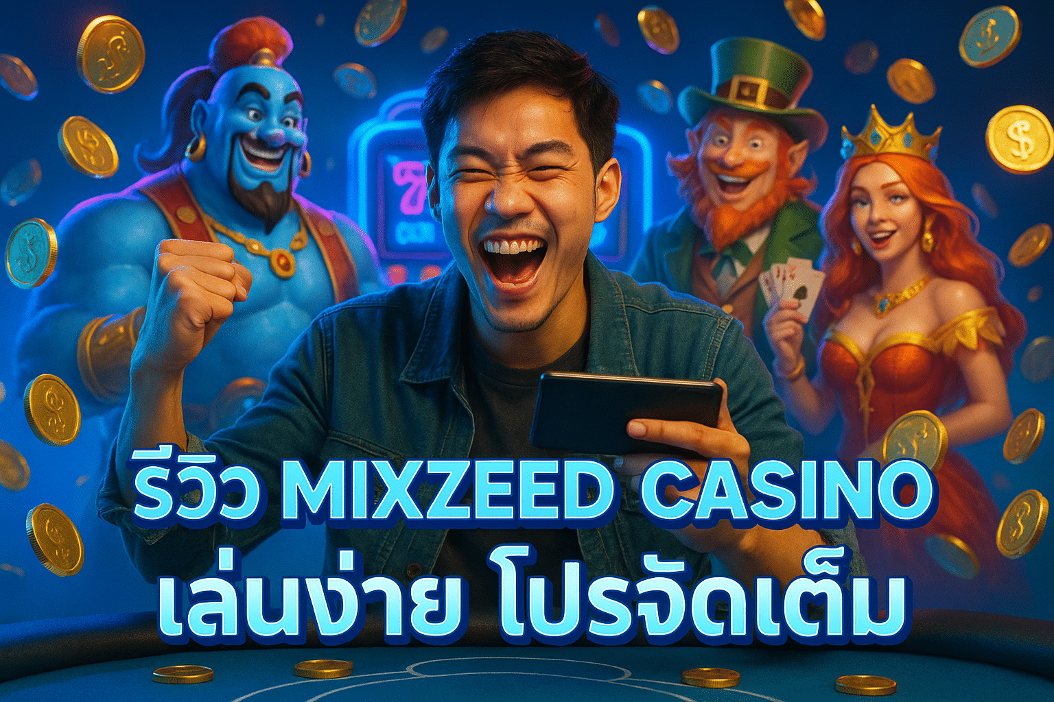 รีวิว MIXZEED Casino เล่นง่าย โปรจัดเต็ม