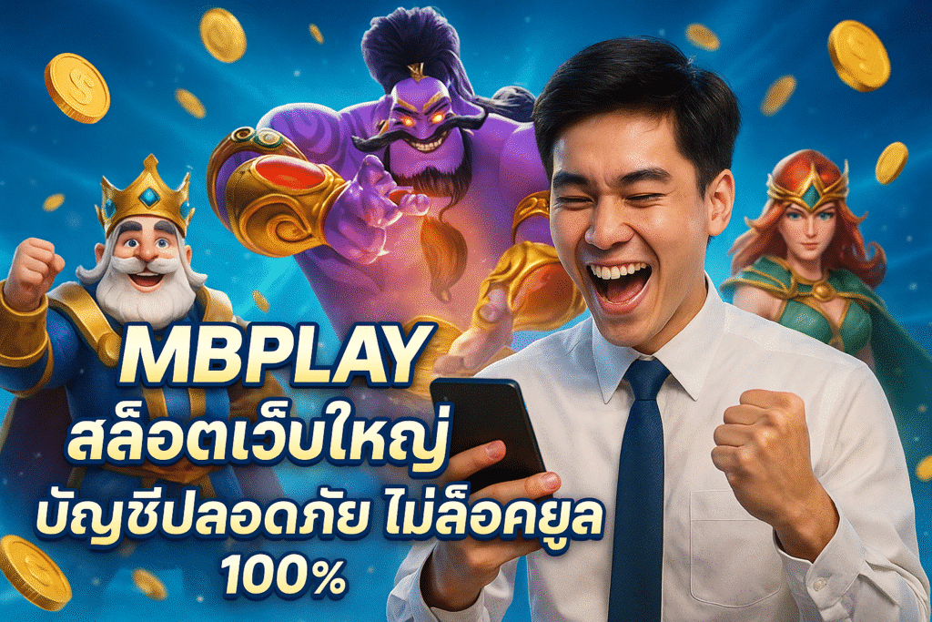 MBPLAY สล็อตเว็บใหญ่ บัญชีปลอดภัย ไม่ล็อคยูส 100%