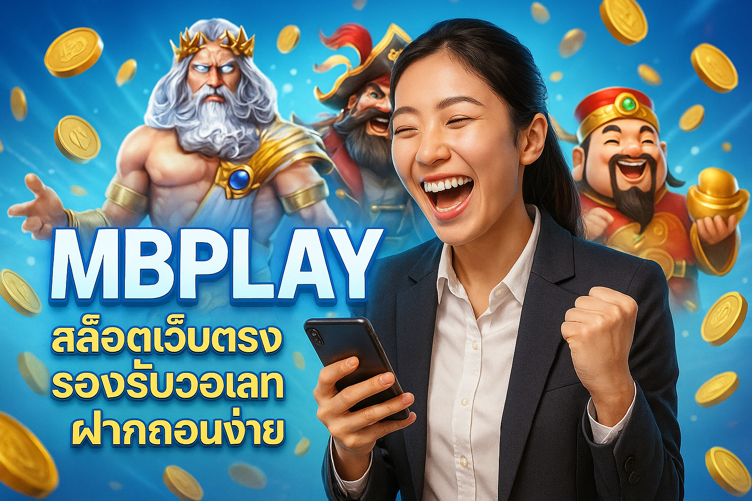 MBPLAY สล็อตเว็บตรง รองรับวอเลท ฝากถอนง่าย