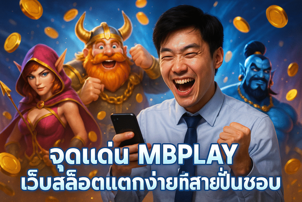 จุดเด่น MBPLAY เว็บสล็อตแตกง่ายที่สายปั่นชอบ