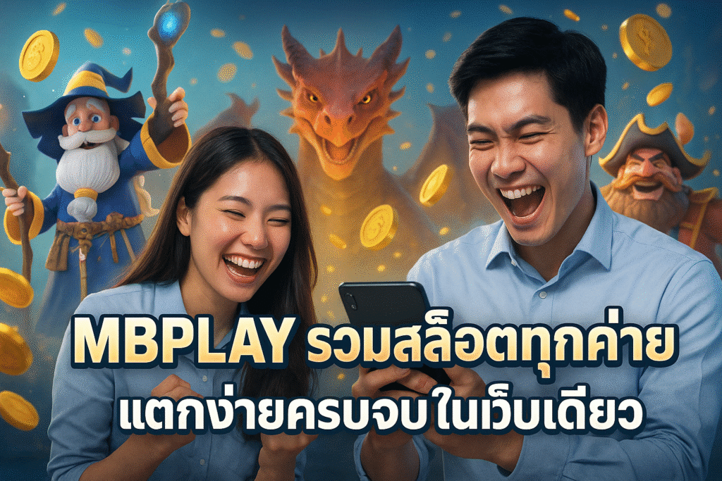 MBPLAY รวมสล็อตทุกค่าย แตกง่ายครบจบในเว็บเดียว