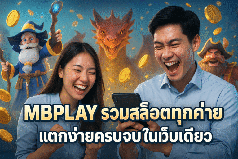 MBPLAY รวมสล็อตทุกค่าย แตกง่ายครบจบในเว็บเดียว