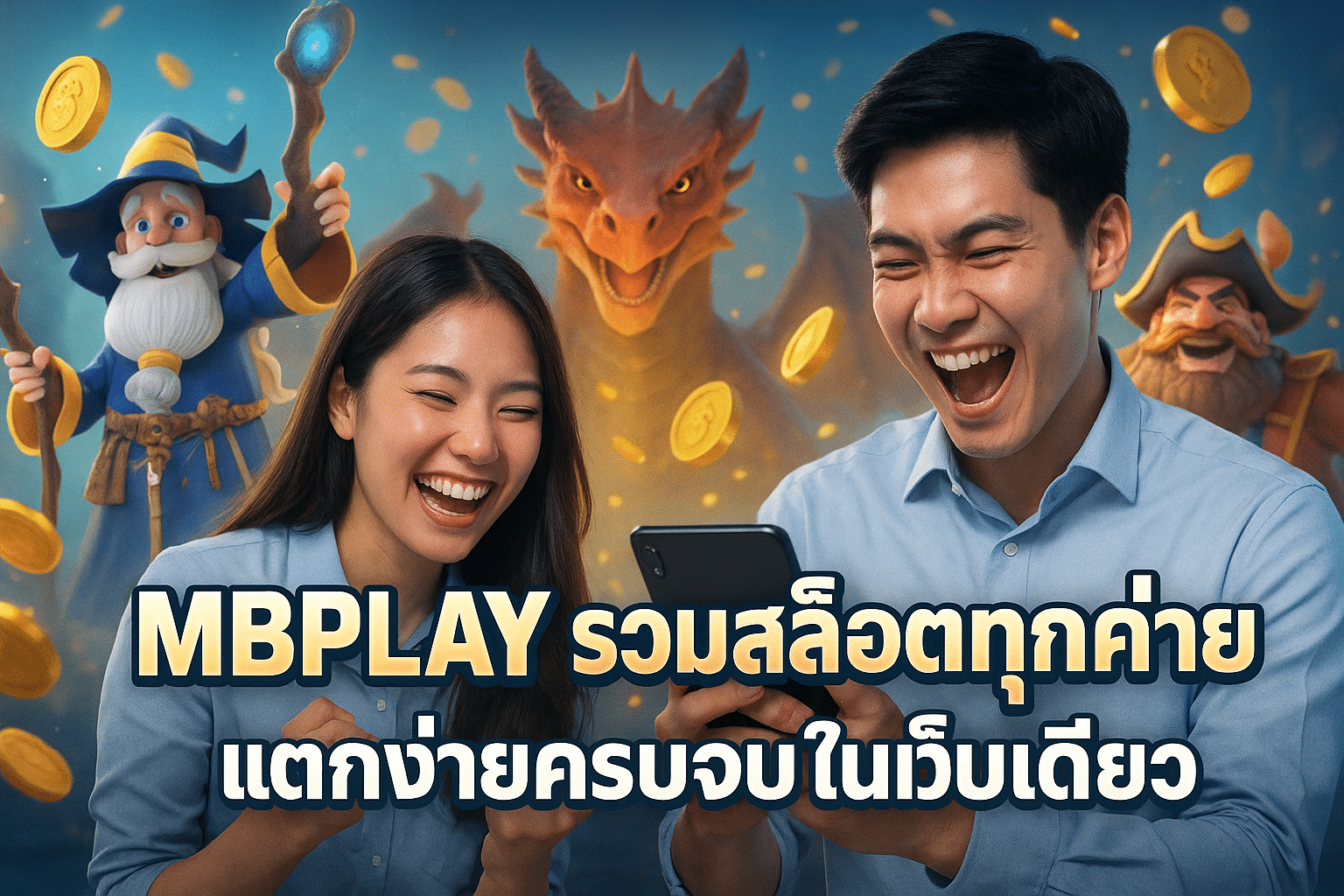 MBPLAY รวมสล็อตทุกค่าย แตกง่ายครบจบในเว็บเดียว